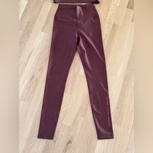 Peloton Burgundy Performance Leggings